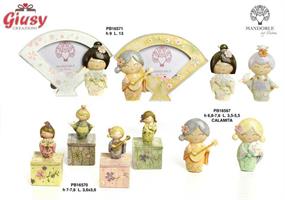 Scatola Giapponesina 4 Soggetti Assortiti 7.6 Cm In Resina 12*72