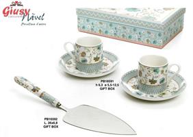 Palette Per Dolci Con Fiori In Porcellana Navel Con Astuccio 2*36 26Cm
