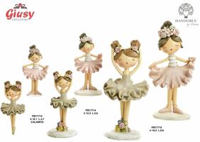 Ballerina In Resina Con Magnete 10.3 Cm 2Soggetti Assortiti 12*144