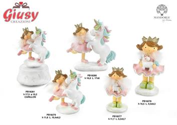 Principessa Unicorno Spiritosa In Resina 11,8 Cm 6*36