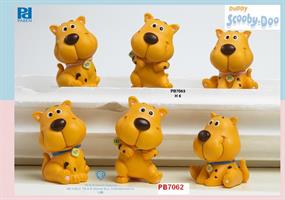 Puppy Scooby-Doo 6 Cm Celeste 3 Soggetti Assortiti Resina