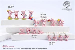 Baby Pantera Rosa 4.5 Cm 4 Soggetti Assortiti Resina 12*192