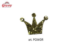 Applicazione Chiudipacco Corona Oro 1*6