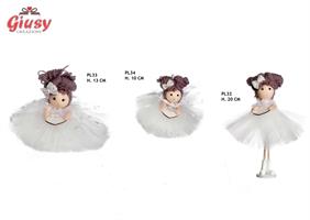 Bambola Bianca Pon-Pon Piccola H.10Cm 6*96