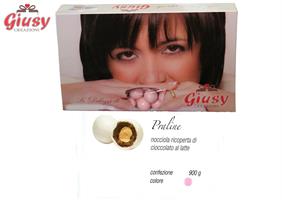 PRALINE ROSA: Nocciola Ricoperta Di Cioccolato Al Latte Colore Rosa Senza Amidi   900 Gr