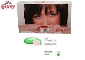 PROMESSA PELATA: Mandorla Pelata Colore Verde Senza Amidi   1 Kg