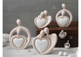 Coppia Cuore 2 Soggetti Assortiti H.16.5 2*72