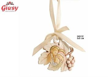 Foglia Appendino Sacra Famiglia 5x5 Cm    12*288