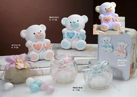 Calamita Orso Con Scritta Love Rosa In Resina H.4 Cm   12*288