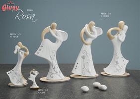 Sposi In Resina Collezione Abbraccio 3 Soggetti Assortiti H.6 Cm    24*192