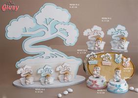 Bonsai Con Bimba H.10 2 Soggetti Assortiti Cm 4*120