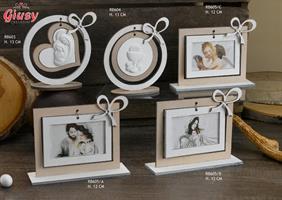 Calice Con Fiocco In Legno H.13 Cm Completo Di Scatola 1*96