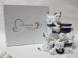 Gattini Su Mobiletto Con Scatola Regalo 11x6,8x12,5 Cm      1*96