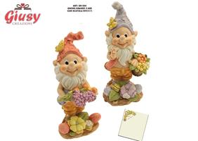 Gnomi Grande 2 Soggetti Assortiti Con Scatola Regalo 2*16
