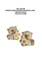 Orsetto Smile Neutro Calamita  5x4 Cm 24*288 2 Soggetti Assortiti