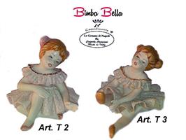 Bambola Gambe Stese Doppio Pizzo in Capodimonte Cm 10 Anche In Altri Colori