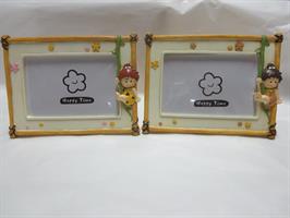 Bimba Antenata Portafoto 2 Soggetti Assortiti 19x14Cm 2*48