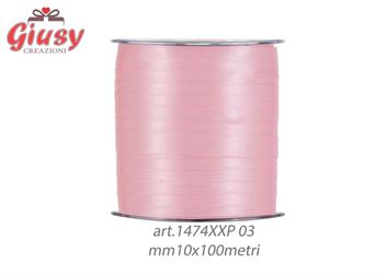 Nastro Raso Rosa Mm 10x100 Metri