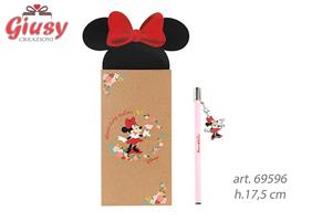 Matita Con Charme Minnie Completa Di Astuccio h.17,5 Cm