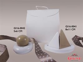 Set Sale e Pepe In Ceramica Tondi 8x11 Cm Completo Di Bauletto