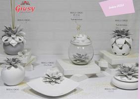 Sfera In Ceramica Di Capodimonte Con Led Collezione Matrimonio