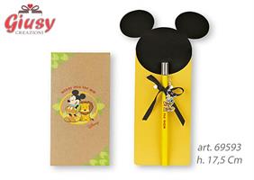 Matita Con Charme Mickey Completo Di Busta h.17,5 Cm  1*144