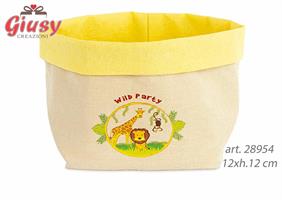Saccoccio Giungla Beige/Giallo 12xh.12 Cm 4*60