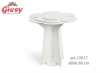 Espositore Tavolino In Cartoncino Accoppiato A Forma Di Fiore 2*10