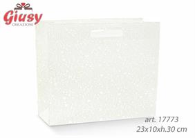 Shopper Con Foro Linea Harmony Bianca 23x10xh.30 Cm 10*100