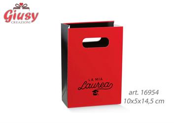 Shopper Box Per Laurea 10x5x14,5 Cm