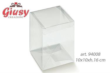 Scatola Automatica In Pvc Trasparente 10x10xh.16 Cm 10*200