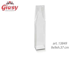 Astuccio x Bottiglia In Pvc 9x9xh.37 Cm 10*50