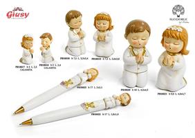 Bimbo Inginocchiato In Preghiera In Resina 7,5 Cm 12*144