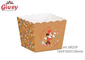 Vaso Minnie Flowers 165x165x120Mm 10*50