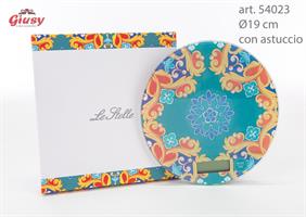 Bilancia Les Jeaux Sont Faits In Vetro  Max 5 Kg Diametro 19 Cm Completa Di Astuccio 1*24