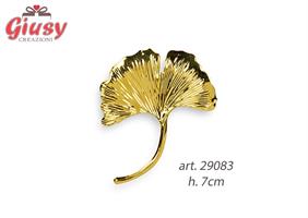 Foglia Ginko Oro Da Appendere h. 7 Cm 12*576