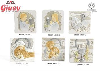 Quadretto Madonna Con Bimbo H.8,6 Cm 12*120