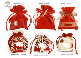 Sacchetto Laurea Con Fiocco,Pergamena E Nappina H.13,5 Cm 12*360