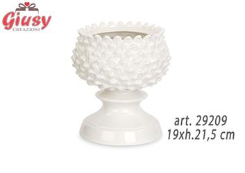 Vaso Pigna In Porcellana 19xh.21,5 Cm 1*8