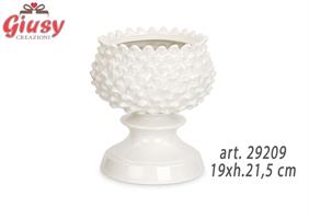 Vaso Pigna In Porcellana 19xh.21,5 Cm 1*8