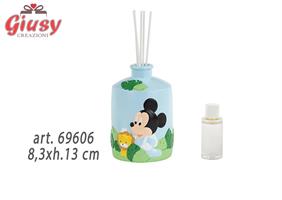 Diffusore Mickey Walt Disney Collezione Baby Abbracciami 8,3xh.13 Cm Completo Di Scatola Ed Essenza 1*24