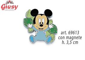 Magnete Baby Mickey Walt Disney h.3,5 Cm 6*72