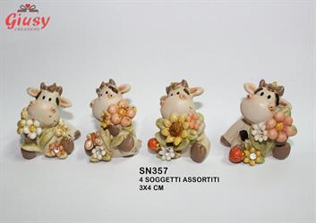 Mucca Lola Piccola 4 Soggetti Assortiti 4*144