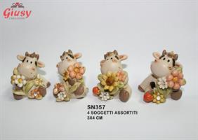 Mucca Lola Piccola 4 Soggetti Assortiti 4*144