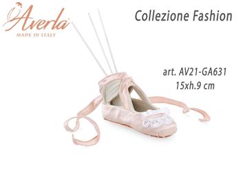 Profumatore Scarpa Ballerina In Porcellana Di Capodimonte Collezione Fashion 15xh.9 Cm Completo Di Astuccio