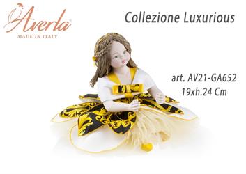 Bambola Max In Porcellana Di Capodimonte Collezione Luxurious 19xh.24 Cm Completa Di Astuccio