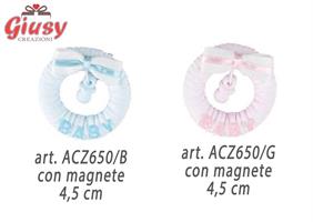 Magnete Baby Girl In Gesso 4,5 Cm 12*2880