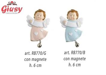 Magnete Angelo Boy In Resina H.6 Cm 12*288