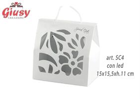 Scatola Grande Con Led 15x15,5xh.11 Cm 10*240