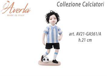 Calciatore Medio Argentina In Porcellana Di Capodimonte H.21 Cm Completo Di Astuccio Collezione Calciatori